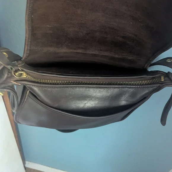 Coach Black Leather Bag